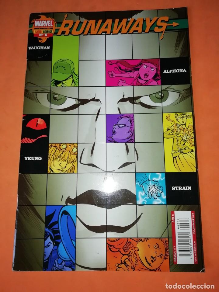 C&oacute;mics: RUNAWAYS. N&ordm; 6 PANINI. MARVEL. - Foto 1
