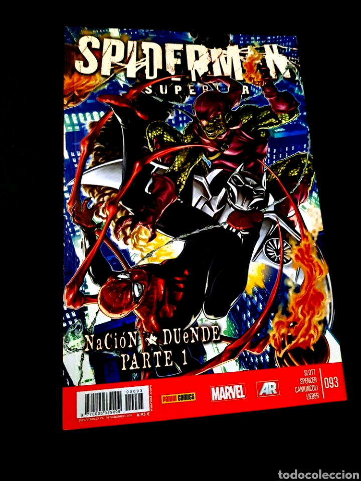 C&oacute;mics: EXCELENTE ESTADO SPIDERMAN SUPERIOR 93 COMICS PANINI MARVEL - Foto 1