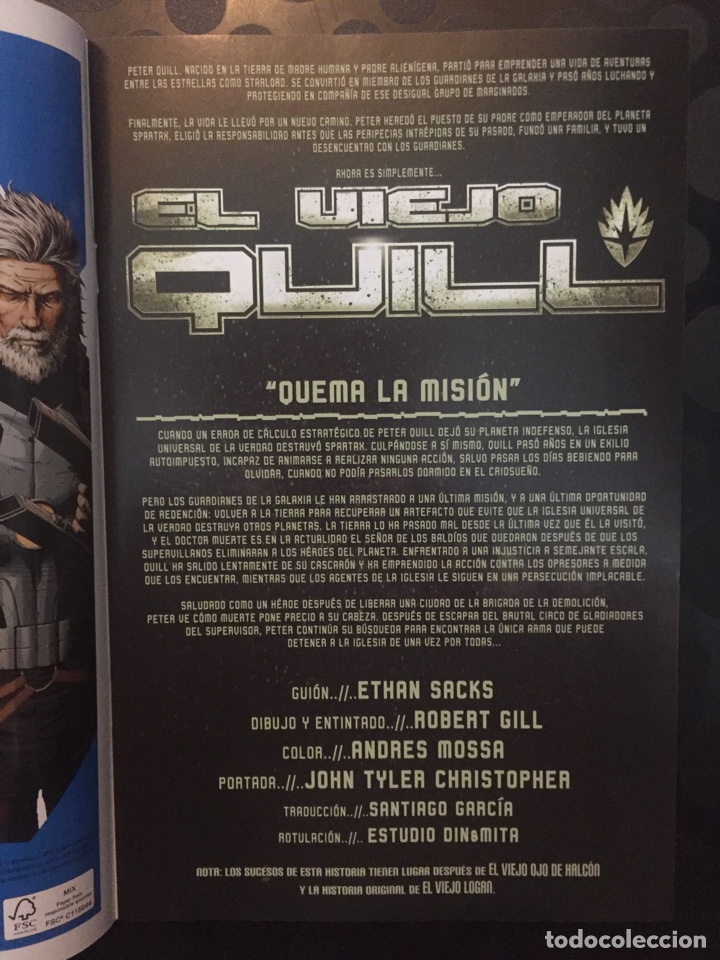 C&oacute;mics: EL VIEJO QUILL N.5 QUEMA LA MISI&Oacute;N ( 2019/2020 ) - Foto 3