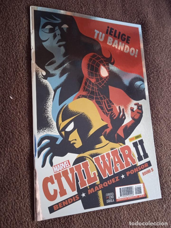 Fumetti: CIVIL WAR II ROUND 5 CON PORTADA ALTERNATIVA METALICA- PANINI