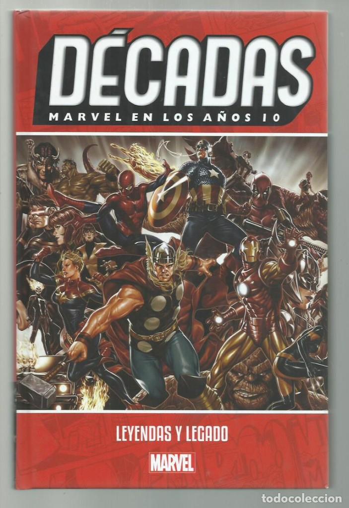 C&oacute;mics: D&eacute;cadas, Marvel en los a&ntilde;os 10: leyendas y legado, 2019, Panini, impecable - Foto 1