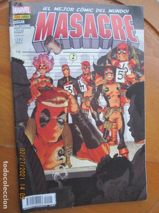 C&oacute;mics: MASACRE EL MEJOR COMIC DEL MUNDO N&ordm; 2 - MARVEL - Foto 1