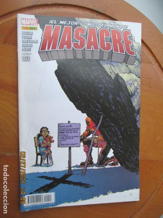 C&oacute;mics: MASACRE EL MEJOR COMIC DEL MUNDO N&ordm; 3 - MARVEL - Foto 1