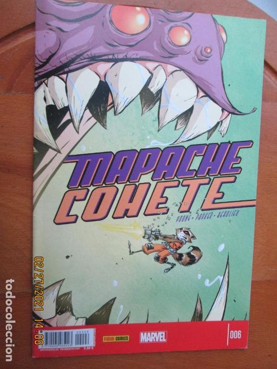 C&oacute;mics: MAPACHE COHETE N&ordm; 6 YOUNG -BEAULIEU - MARVEL PANINI - Foto 1