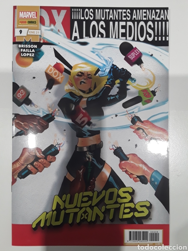 C&oacute;mics: Nuevos Mutantes 9 (grapa) - Brisson, Failla, Lopez - Panini / Marvel - Foto 1