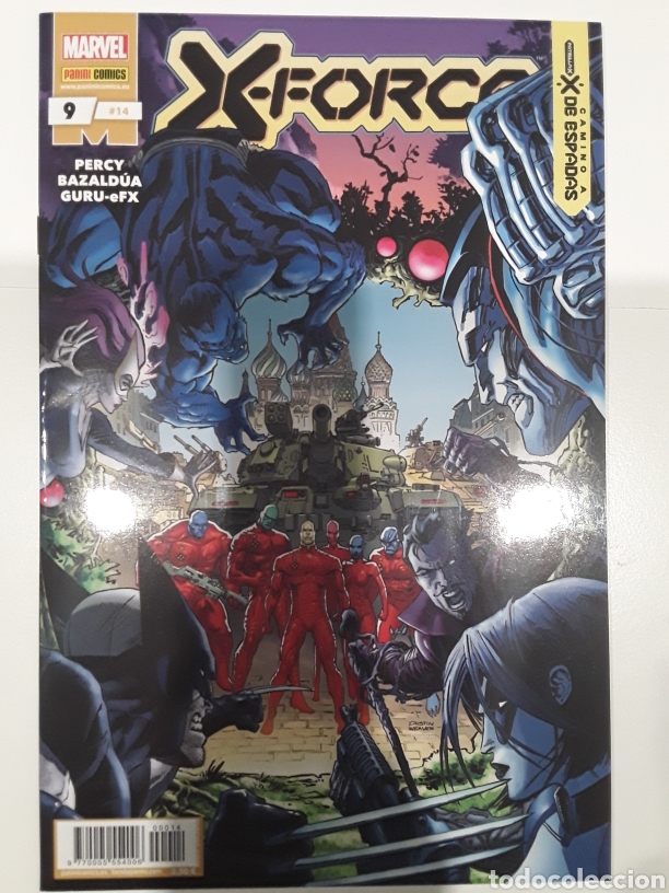C&oacute;mics: X-force 9 / 14 (grapa) - Percy, Bazald&uacute;a, Guru-eFX - Panini / Marvel - Foto 1