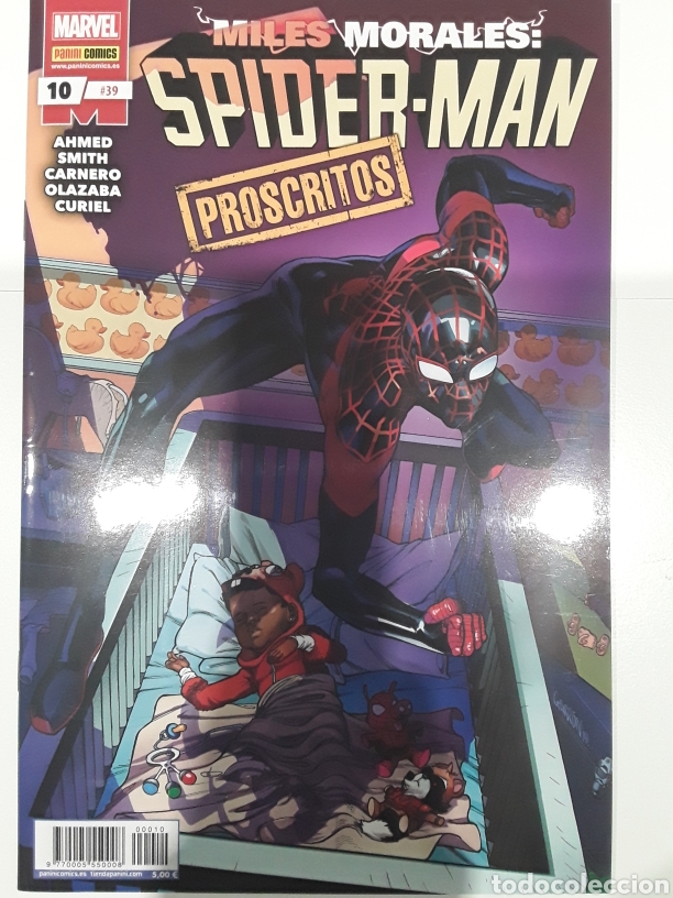 C&oacute;mics: Miles Morales: Spider-man 10 / 39 (grapa) - Ahmed, Smith, Carnero, Olazaba, Curiel - Panini / Marvel