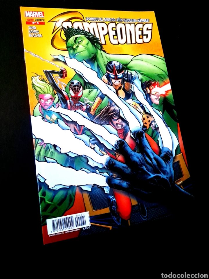 C&oacute;mics: EXCELENTE ESTADO CAMPEONES 4 COMICS PANINI MARVEL - Foto 1