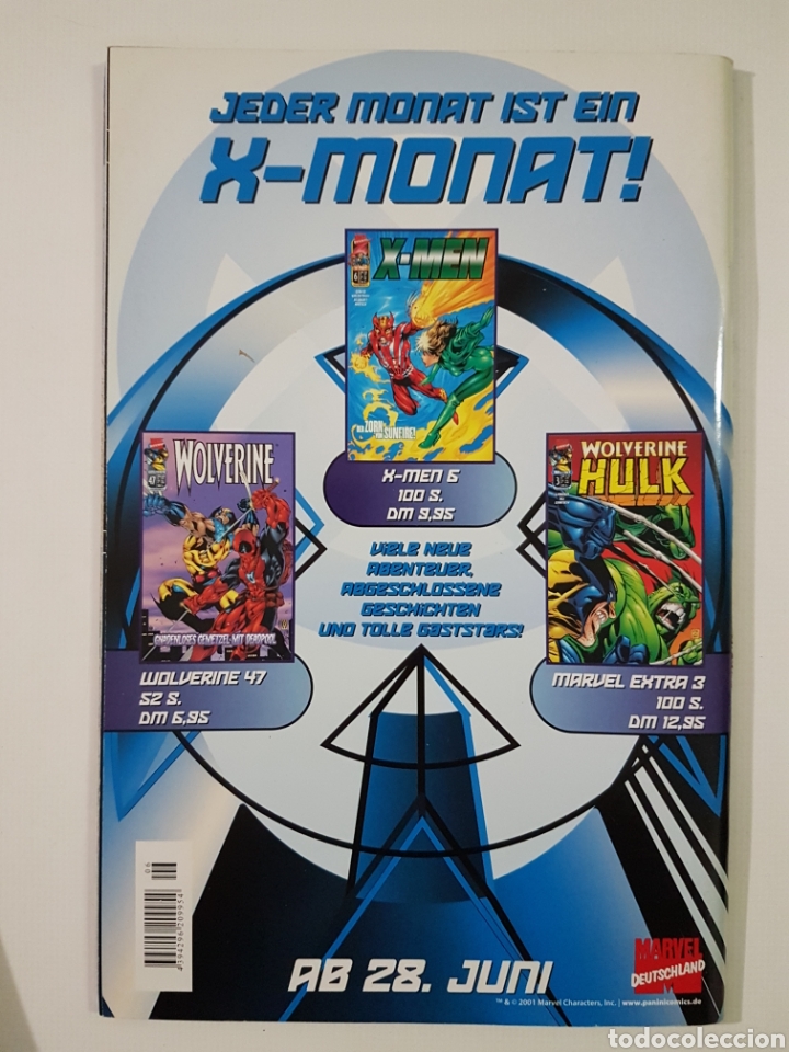 C&oacute;mics: X-MEN 6 EN ALEM&Aacute;N PANINI DEUTSCHLAND - Foto 2
