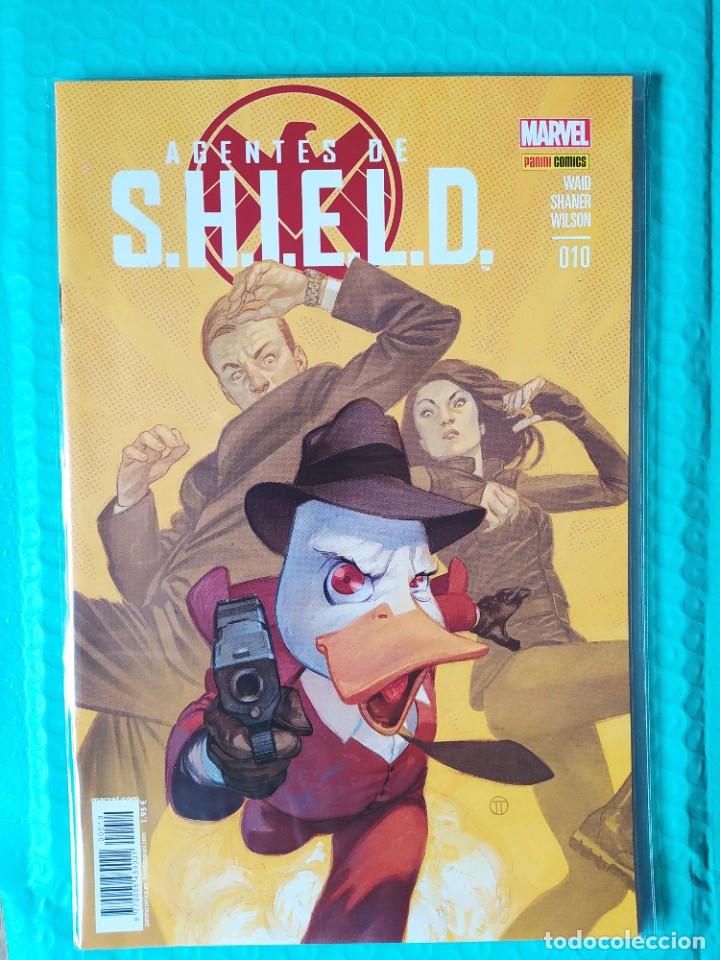 C&oacute;mics: AGENTES DE SHIELD N&ordm;10- PANINI - MARVEL-NM-BOLSA & BACKBOARD - Foto 1