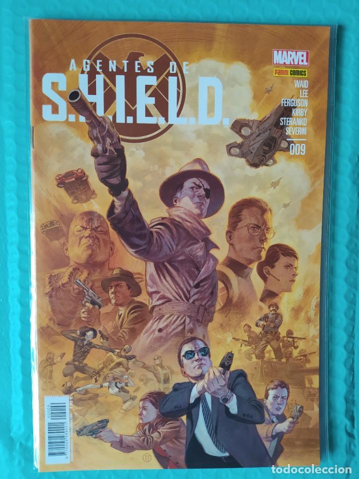 C&oacute;mics: AGENTES DE SHIELD N&ordm;9- PANINI - MARVEL-NM-BOLSA & BACKBOARD - Foto 1