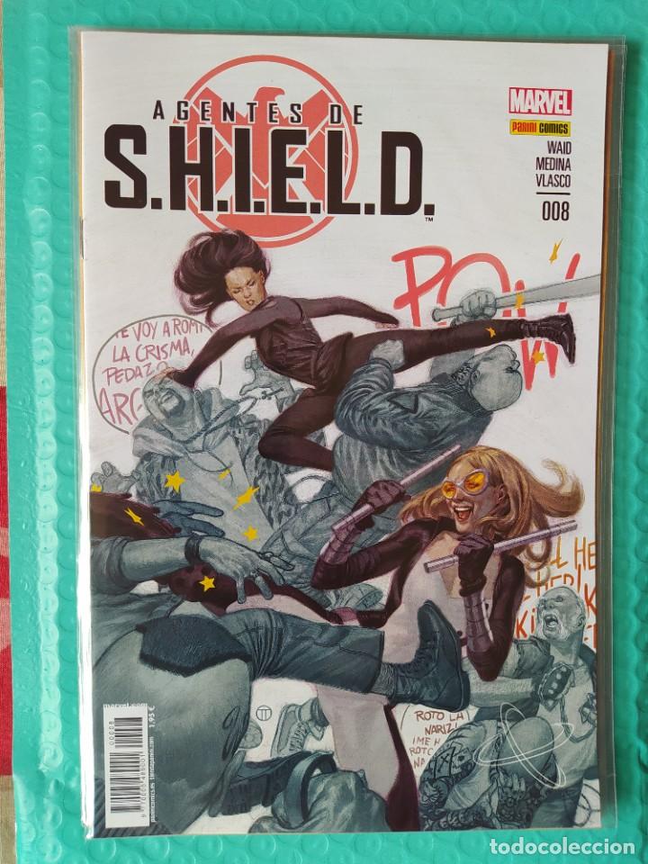C&oacute;mics: AGENTES DE SHIELD N&ordm; 8- PANINI - MARVEL-NM-BOLSA & BACKBOARD - Foto 1