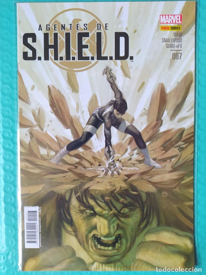 C&oacute;mics: AGENTES DE SHIELD N&ordm; 7- PANINI - MARVEL-NM-BOLSA & BACKBOARD - Foto 1