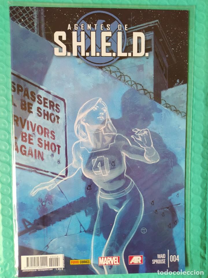 C&oacute;mics: AGENTES DE SHIELD N&ordm; 4- PANINI - MARVEL-NM-BOLSA & BACKBOARD - Foto 1