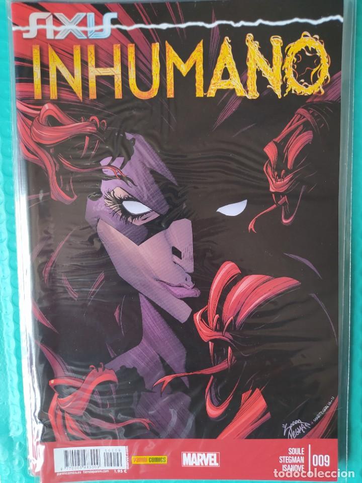 C&oacute;mics: IMHUMANO N&ordm; 9-AXIS- PANINI - MARVEL-NM-BOLSA & BACKBOARD - Foto 1