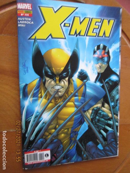 C&oacute;mics: X -MEN MARVEL PANINI COMIC N&ordm; 114 - AUSTEN -LARROCA -MIKI - Foto 1