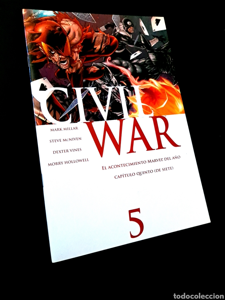 C&oacute;mics: DE KIOSCO CIVIL WAR 5 COMICS PANINI MARVEL - Foto 1
