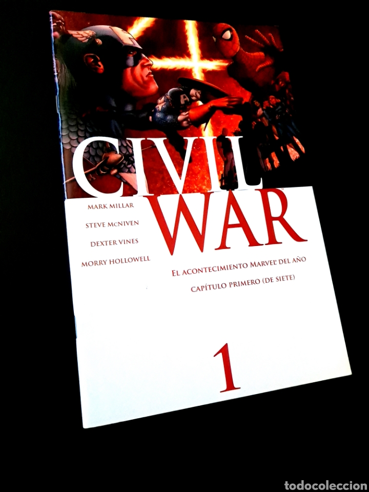 C&oacute;mics: EXCELENTE ESTADO CIVIL WAR 1 COMICS PANINI MARVEL