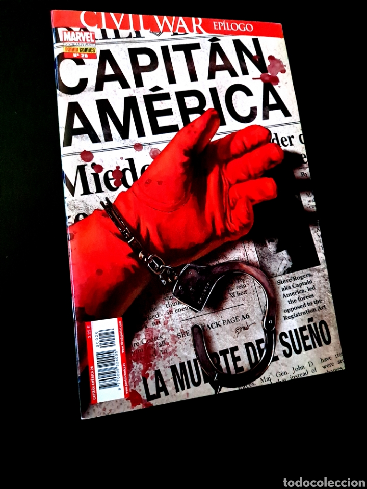 C&oacute;mics: CASI EXCELENTE ESTADO CAPITAN AMERICA 26 COMICS PANINI MARVEL - Foto 1
