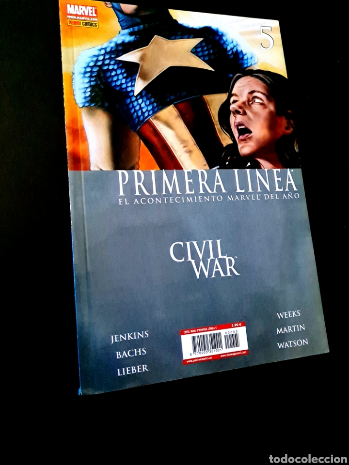 Comics: MUY BUEN ESTADO CIVIL WAR PRIMERA LINEA 5 COMICS MARVEL PANINI