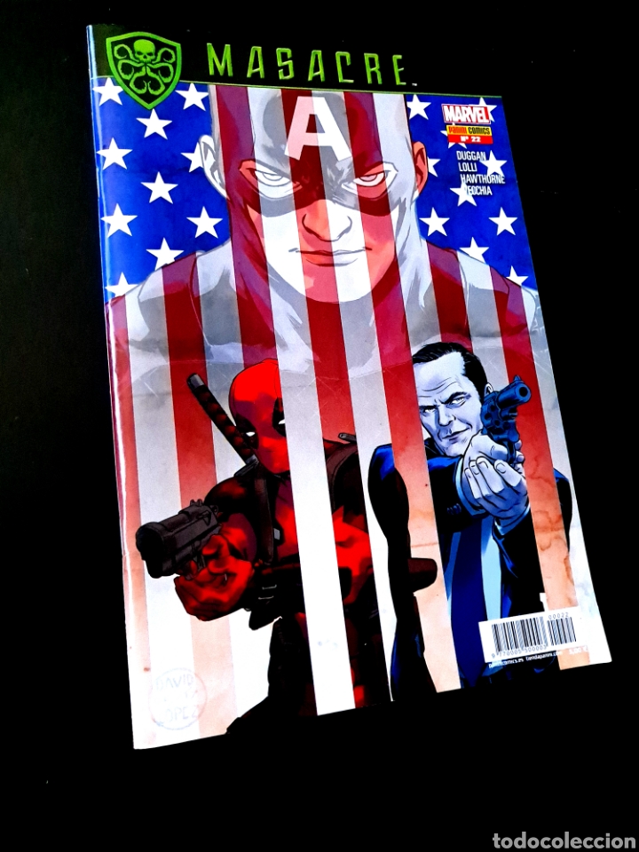 C&oacute;mics: EXCELENTE ESTADO MASACRE 22 COMICS PANINI MARVEL - Foto 1