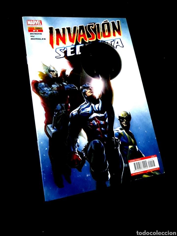 C&oacute;mics: EXCELENTE ESTADO INVASION SECRETA 6 COMICS PANINI MARVEL - Foto 1