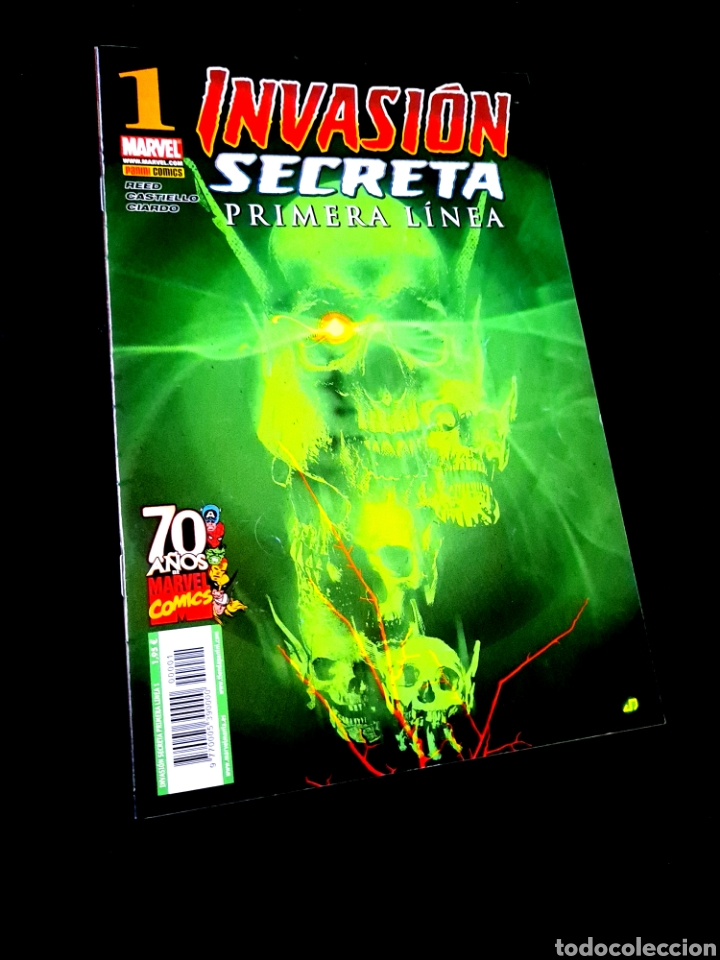 Comics: CASI EXCELENTE ESTADO INVASION SECRETA PRIMERA LINEA 1 COMICS PANINI MARVEL