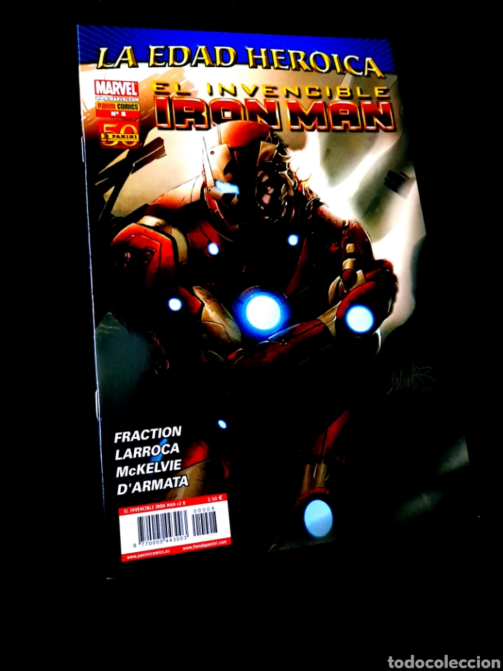 C&oacute;mics: EXCELENTE ESTADO EL INVENCIBLE IRON MAN 8 COMICS PANINI MARVEL - Foto 1