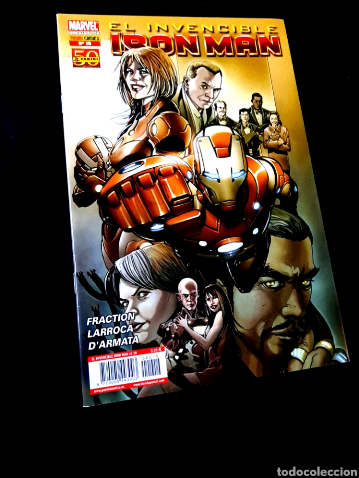 C&oacute;mics: EXCELENTE ESTADO EL INVENCIBLE IRON MAN 10 COMICS PANINI MARVEL - Foto 1