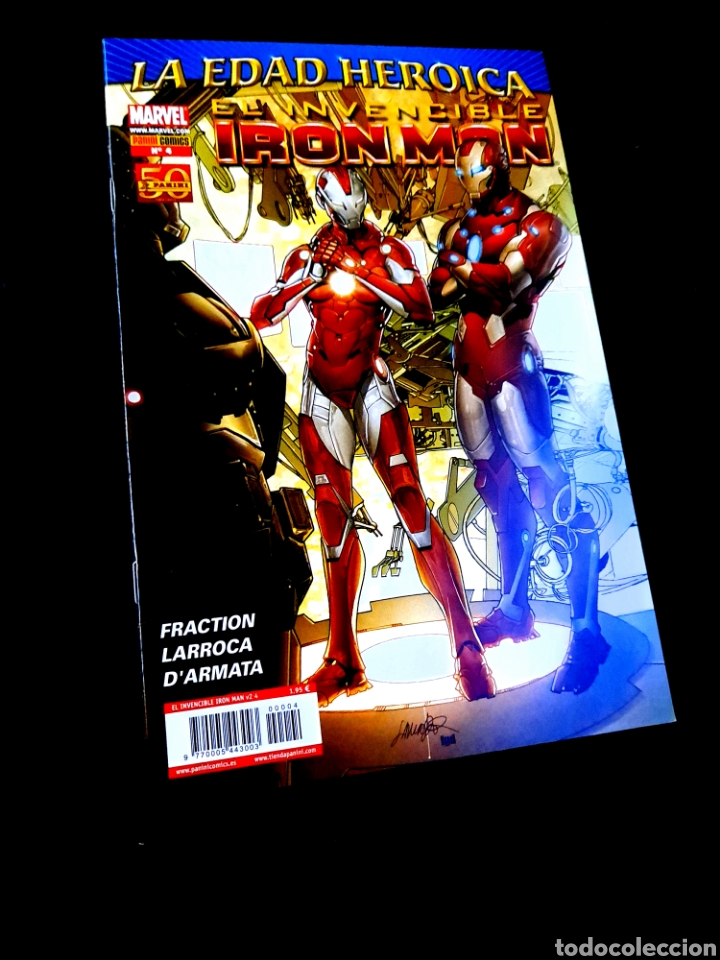 C&oacute;mics: EXCELENTE ESTADO EL INVENCIBLE IRON MAN 4 COMICS PANINI MARVEL - Foto 1