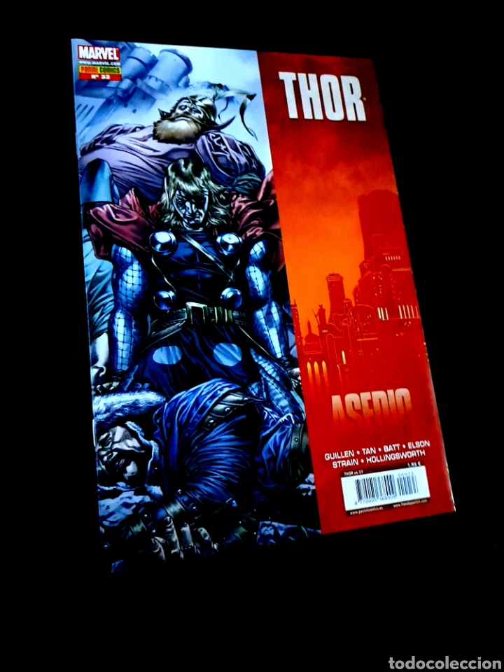 C&oacute;mics: EXCELENTE ESTADO THOR ASEDIO 33 COMICS PANINI MARVEL - Foto 1