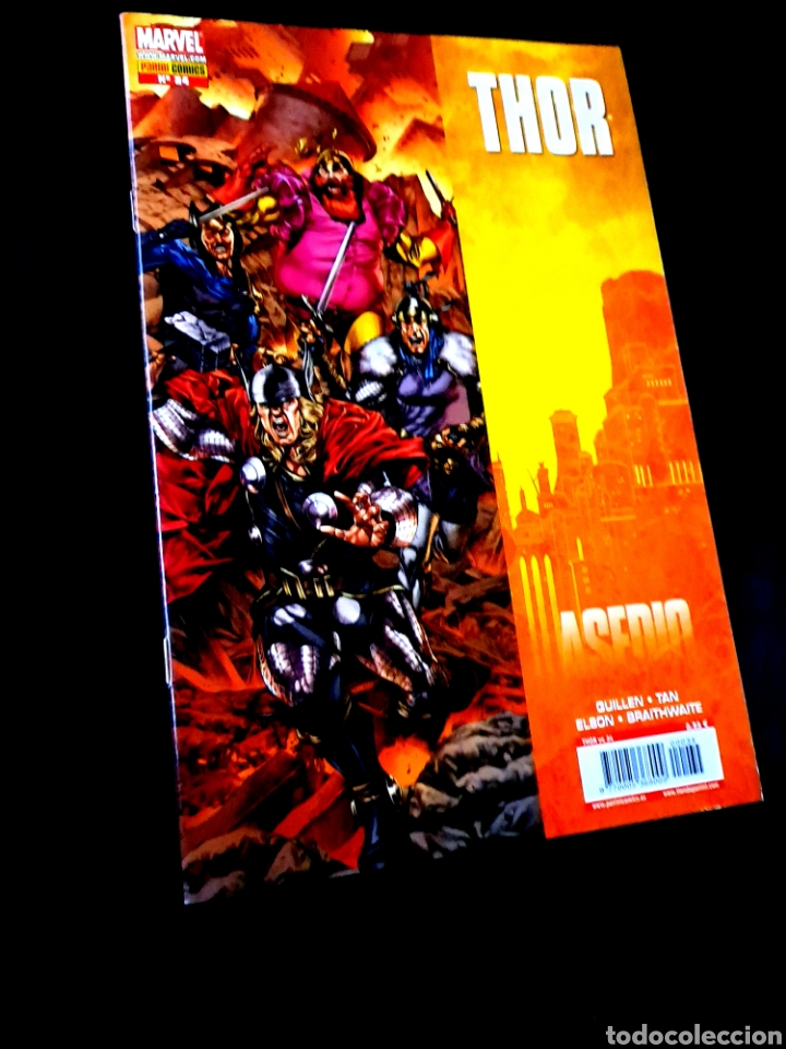 C&oacute;mics: EXCELENTE ESTADO THOR ASEDIO 34 COMICS PANINI MARVEL - Foto 1