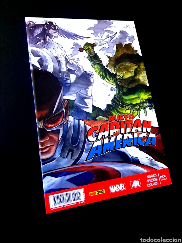 C&oacute;mics: EXCELENTE ESTADO NUEVO CAPITAN AMERICA 55 COMICS PANINI MARVEL - Foto 1
