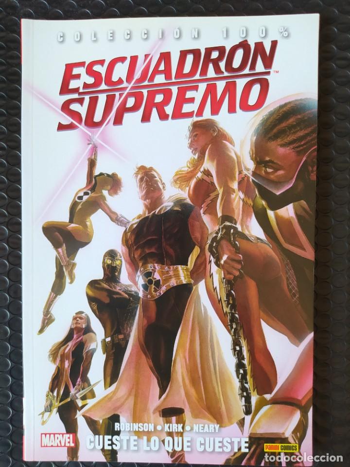 C&oacute;mics: 100% MARVEL - ESCUADR&Oacute;N SUPREMO 1 CUESTE LO QUE CUESTE - PANINI - NUEVO - Foto 1