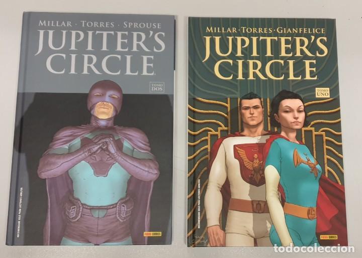 C&oacute;mics: JUPITER`S CIRCLE &iexcl; COMPLETA 2 TOMOS ! MARK MILLAR - TORRES - SPROUSE - GIANFELICE / PANINI COMICS - Foto 1
