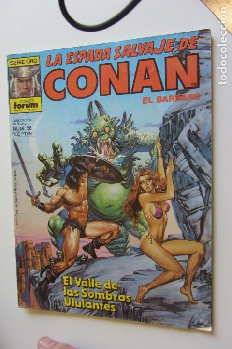 C&oacute;mics: LA ESPADA SALVAJE DE CONAN EL B&Aacute;RBARO N&ordm; 56 FORUM arx86