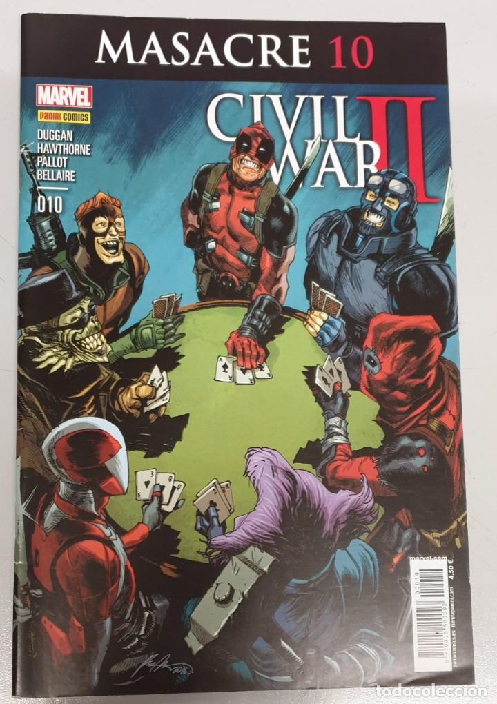 C&oacute;mics: MASACRE VOL 3 N&ordm; 10 : CIVIL WAR II / MARVEL - PANINI - Foto 1