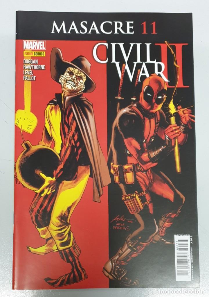 C&oacute;mics: MASACRE VOL 3 N&ordm; 11 : CIVIL WAR II / MARVEL - PANINI - Foto 1