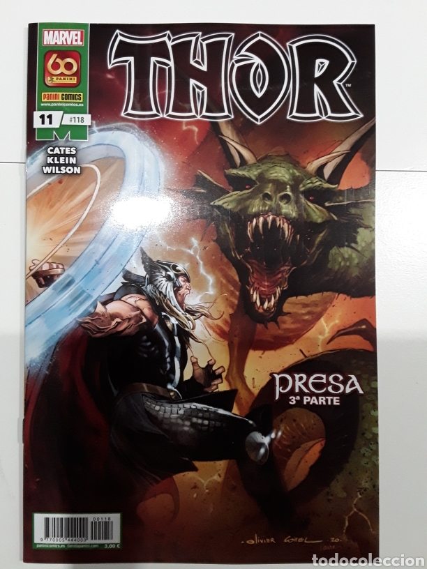 C&oacute;mics: Thor 11 / 118 (grapa) - Cates, Klein, Wilson - Panini / Marvel - Foto 1