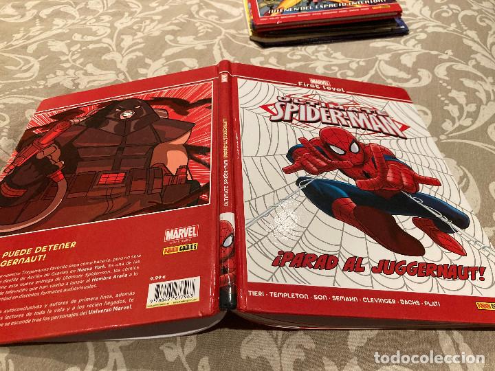 C&oacute;mics: FIRST LEVEL - ULTIMATE SPIDERMAN PARAD AL JUGGERNAUT - TAPA DURA - PANINI - Foto 1
