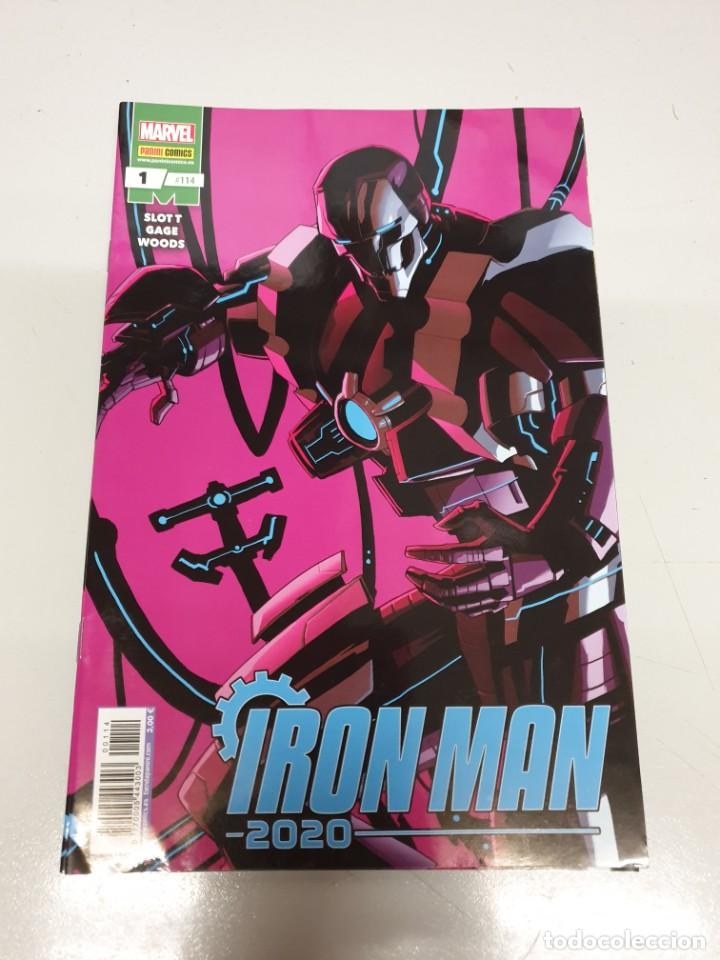 C&oacute;mics: IRON MAN 2020 N&ordm; 1 / 114 - DAN SLOTT / MARVEL PANINI - Foto 1