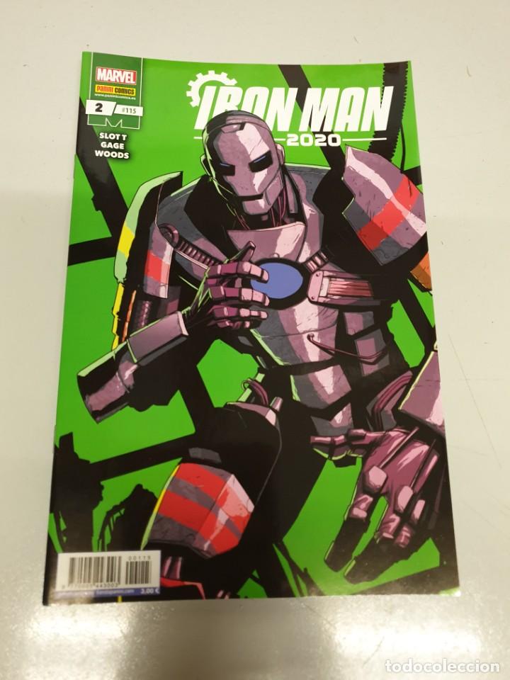 C&oacute;mics: IRON MAN 2020 N&ordm; 2 / 115 - DAN SLOTT / MARVEL PANINI - Foto 1