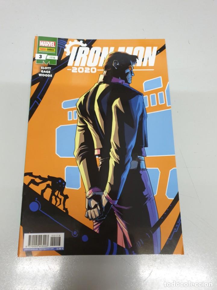 C&oacute;mics: IRON MAN 2020 N&ordm; 3 / 116 - DAN SLOTT / MARVEL PANINI - Foto 1