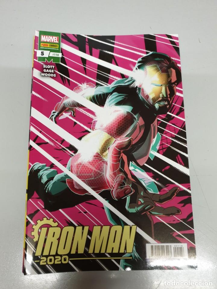 C&oacute;mics: IRON MAN 2020 N&ordm; 5 / 118 - DAN SLOTT / MARVEL PANINI - Foto 1