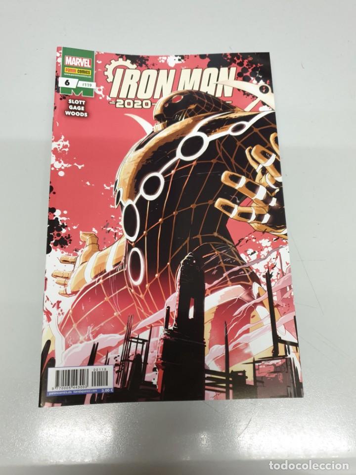 C&oacute;mics: IRON MAN 2020 N&ordm; 6 / 119 - DAN SLOTT / MARVEL PANINI - Foto 1