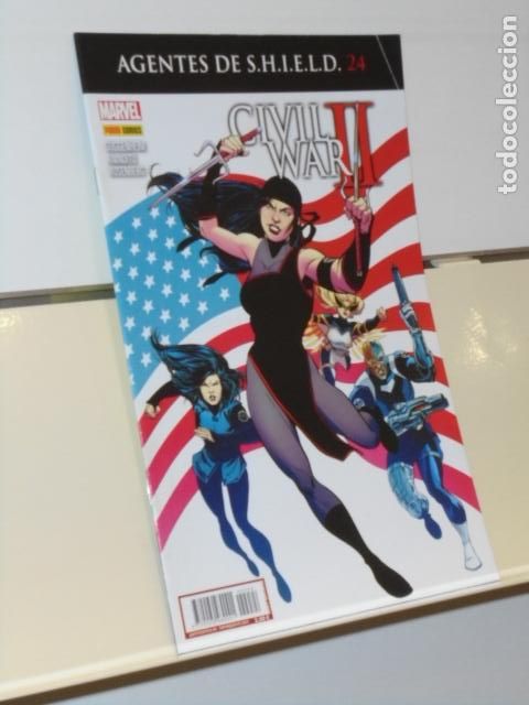 C&oacute;mics: AGENTES DE SHIELD N&ordm; 24 CIVIL WAR II MARVEL - PANINI - Foto 1