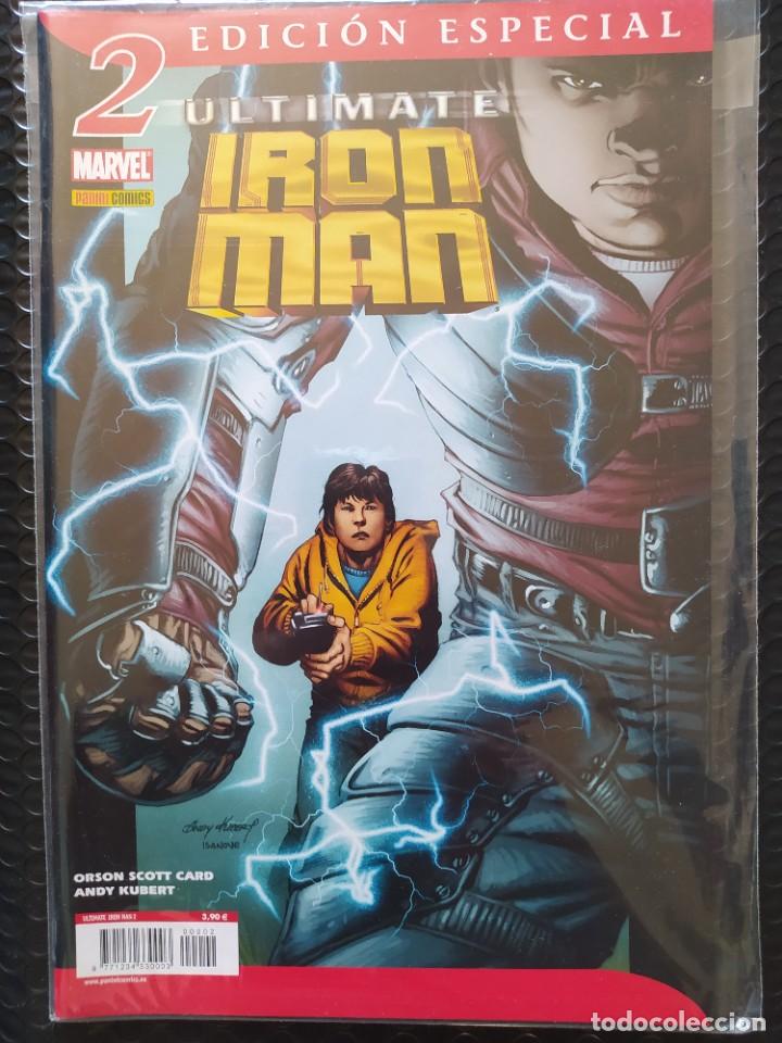 C&oacute;mics: ULTIMATES IRON MAN #2-PANINI-NM-BOLSA & BACKBOARD - Foto 1