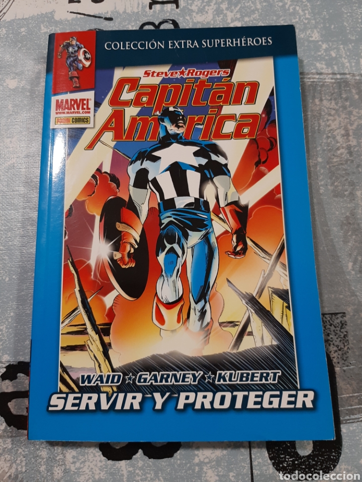 C&oacute;mics: Capit&aacute;n Am&eacute;rica, Colecci&oacute;n Extra Superh&eacute;roes, Servir y proteger - Foto 1