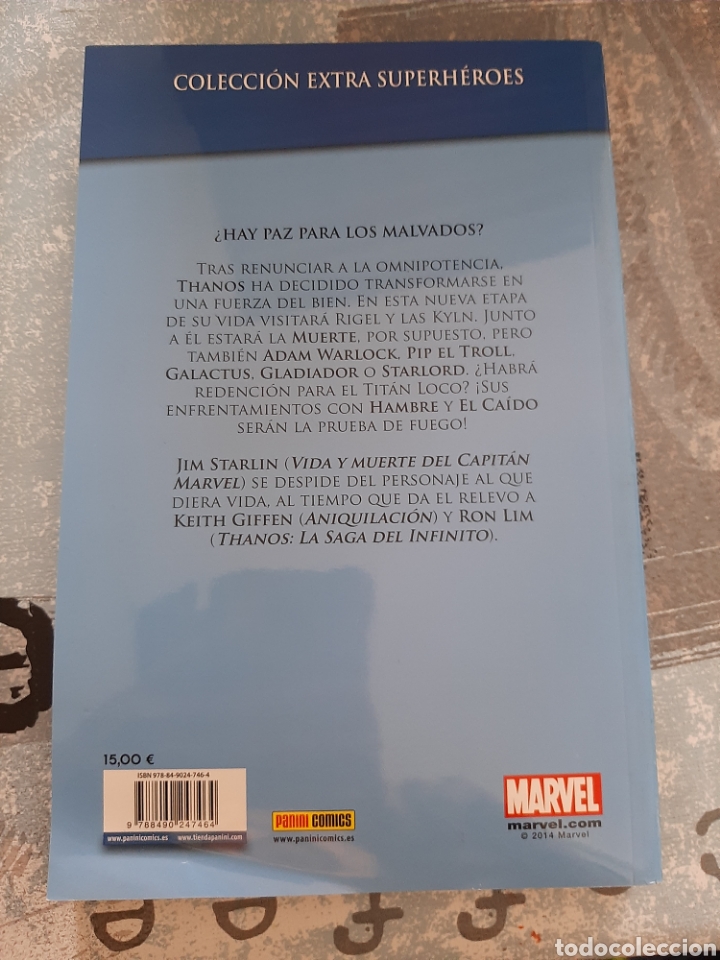 C&oacute;mics: Thanos, Epifan&iacute;a, Colecci&oacute;n extra superh&eacute;roes - Foto 2
