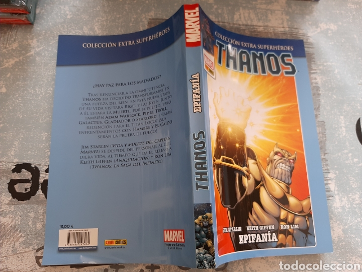 C&oacute;mics: Thanos, Epifan&iacute;a, Colecci&oacute;n extra superh&eacute;roes - Foto 3